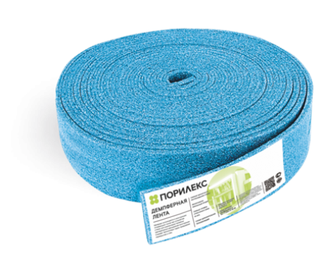 Демпферная лента Порилекс НПЭ тип С 100х15х8 мм