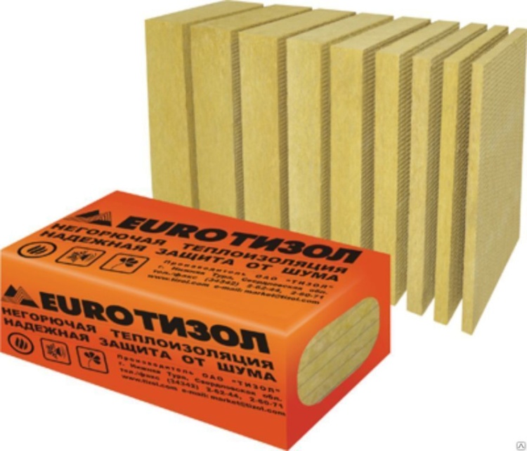 Утеплитель Тизол Евро-Руф 120 Н 1000х600х50 мм, 6 шт. уп