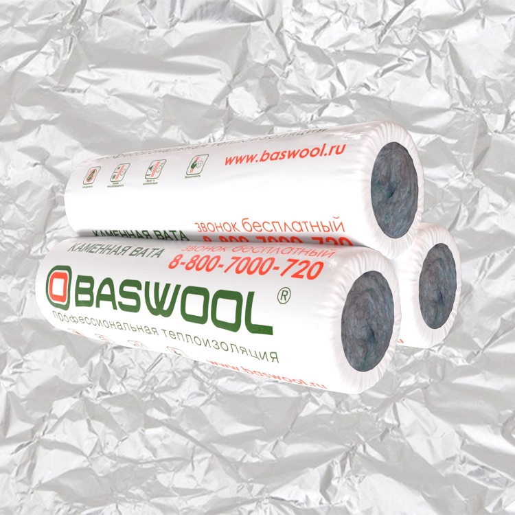 Мат прошивной BASWOOL  МП-100 (МС) ГОСТ 21880-2011 2000х1200х80 мм