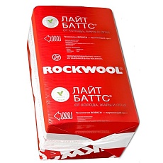 Rockwool Лайт Баттс (1000*600*130) 4п/2.4м2/0.312м3