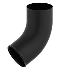 Колено трубы D100  45"   RAL 7024  Графит